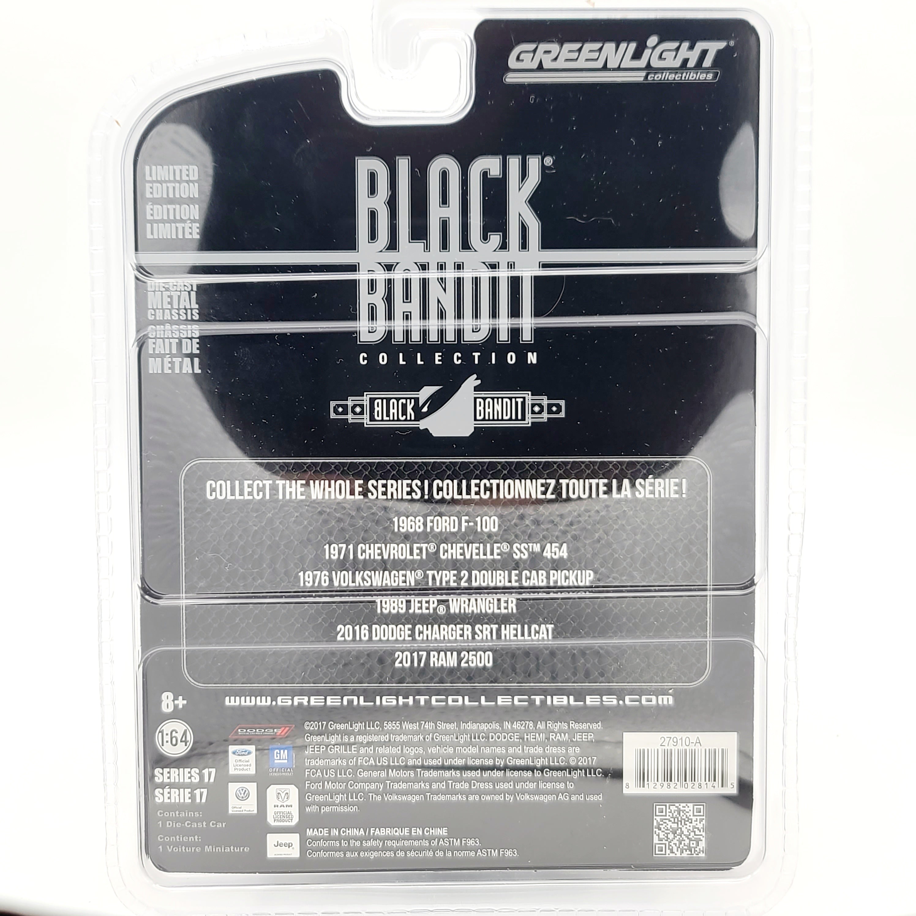 GreenLight Collectibles '17 Ram 2500 - 1:64 (2017 Black Bandit Series 17)